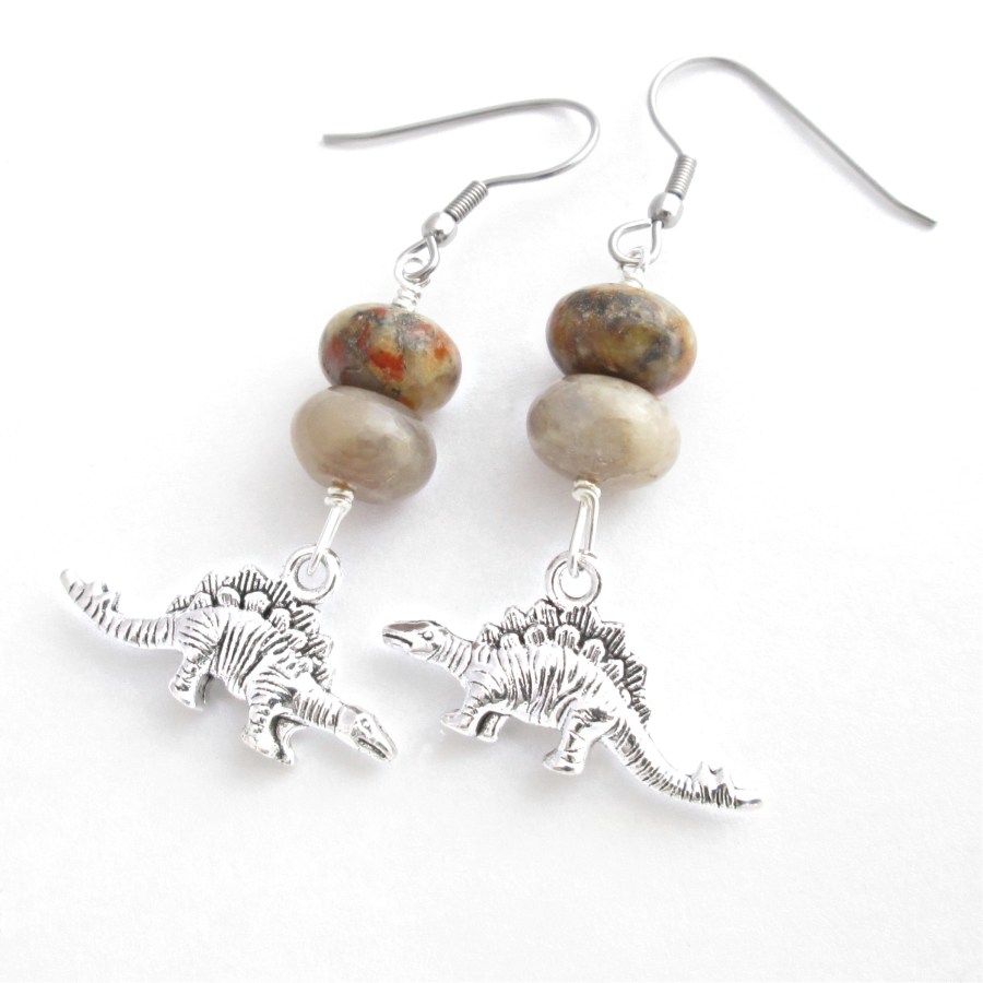Dino earrings