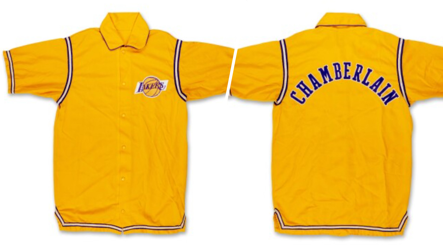 Wilt Chamberlain Lakers jacket found at thrift store auctioned