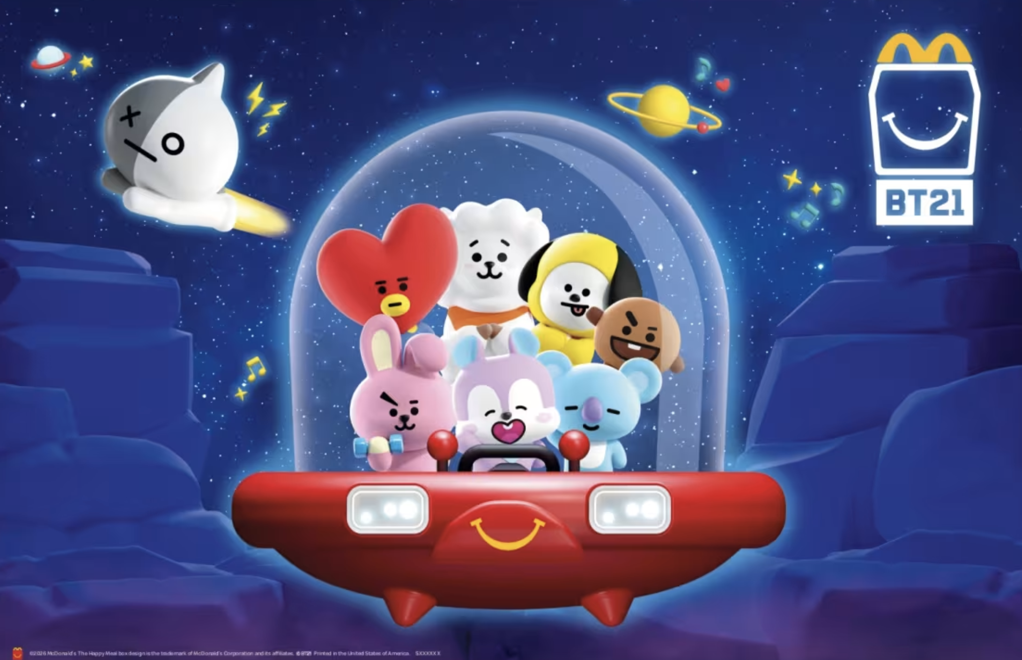 McDonald's teams up with BTS again for BT21 Happy Meal – NBC10